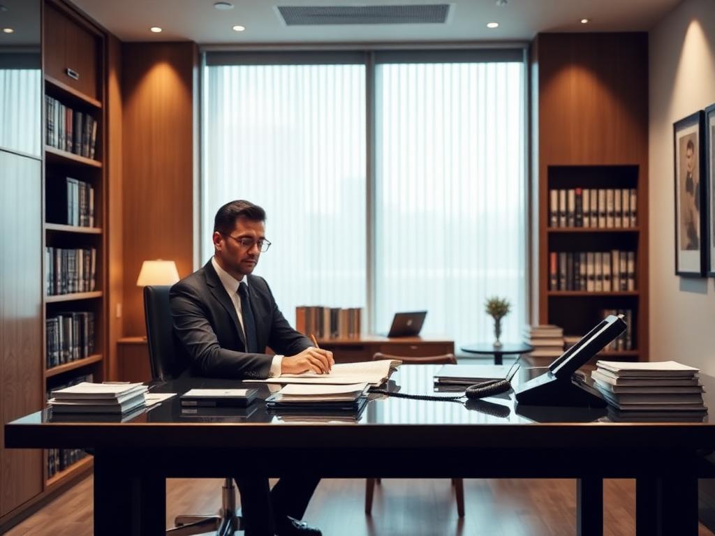 Advocaat aan bureau, VoxFlow neemt intake telefonisch op